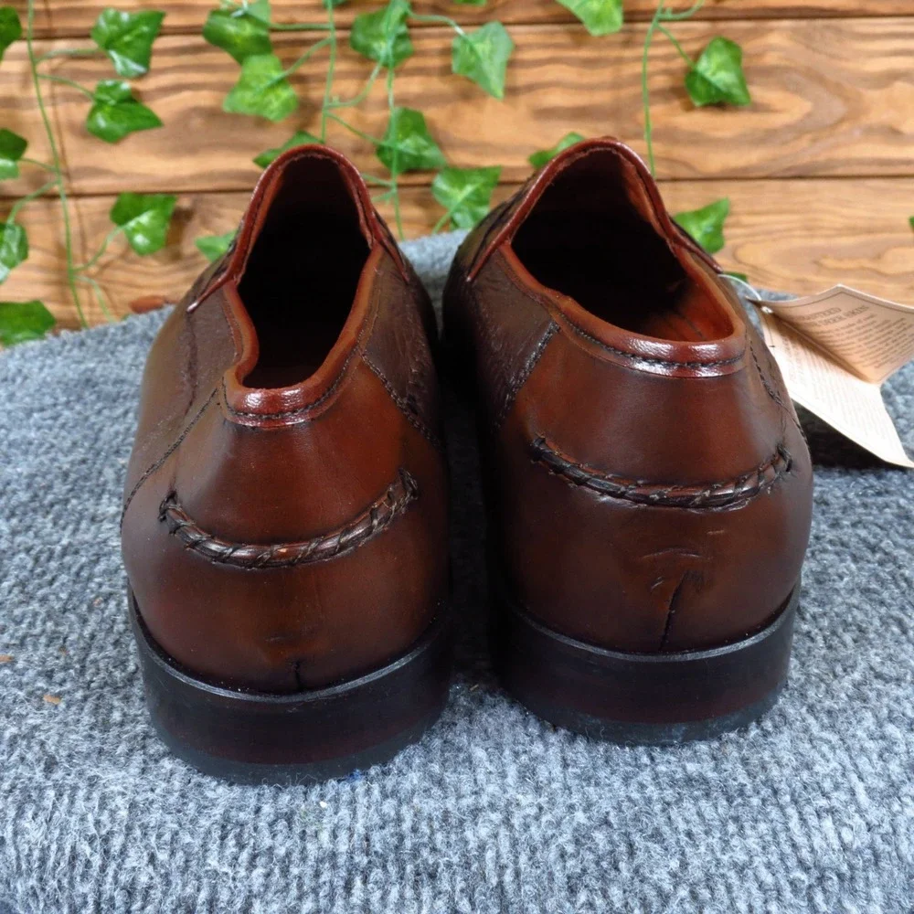 Brass Boot Arpel Mens Tassel Loafer Size 12 Dress Shoes Woven Brown Deerskin